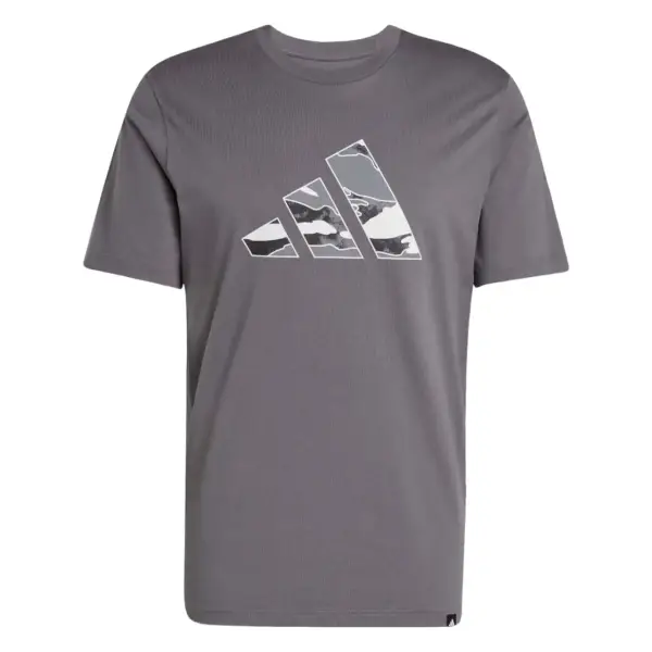 Camiseta de hombre Camo Logo adidas Gris Camiseta de hombre Camo Logo adidas Gris
