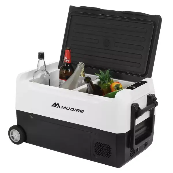 Nevera portátil 35L con compresor para coche y camping Nevera portátil 35L con compresor para coche y camping