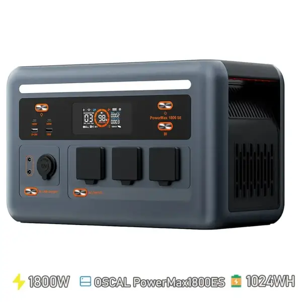 Estación de Energía Portátil OSCAL PowerMax1800SE Estación de Energía Portátil OSCAL PowerMax1800SE