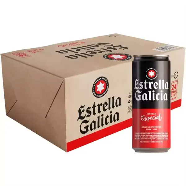 24x330ml Cerveza Estrella Galicia 24x330ml Cerveza Estrella Galicia