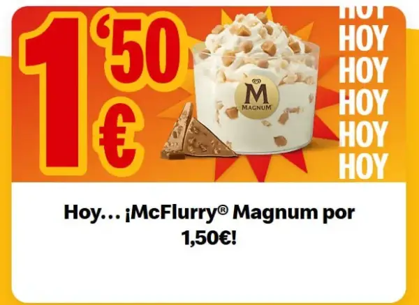 McFlurry Magnum en McDonald’s McFlurry Magnum en McDonald’s
