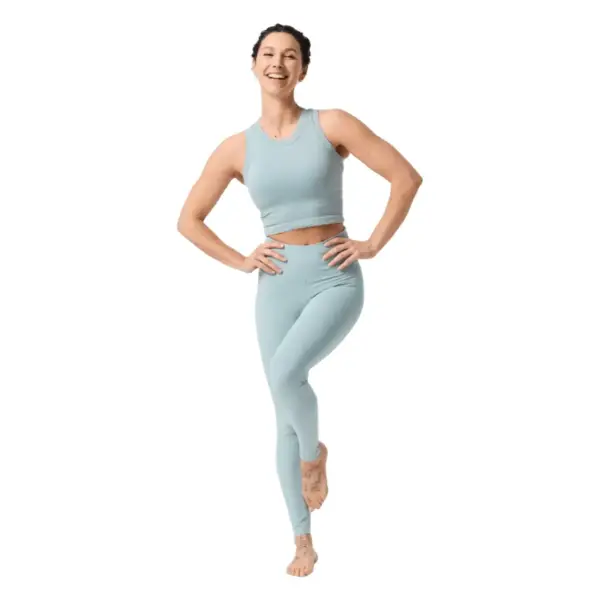 Leggings Yoga/Pilates Mujer Azul Grisáceo Leggings Yoga/Pilates Mujer Azul Grisáceo