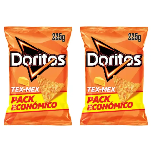 2 bolsas de Doritos Tex Mex 225gr 2 bolsas de Doritos Tex Mex 225gr