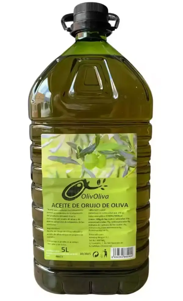 Aceite Orujo de Oliva Olivoliva suave 5 litros Aceite Orujo de Oliva Olivoliva suave 5 litros