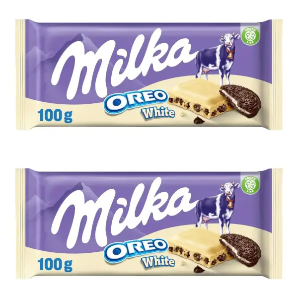 2 tabletas Milka Oreo White 2 tabletas Milka Oreo White