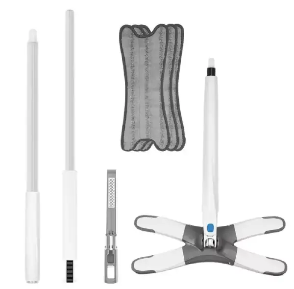 Fregona de microfibra con sistema de escurridor Fregona de microfibra con sistema de escurridor