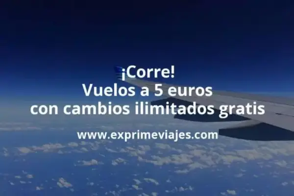 Vuelos desde 5€ con Volotea Vuelos desde 5€ con Volotea