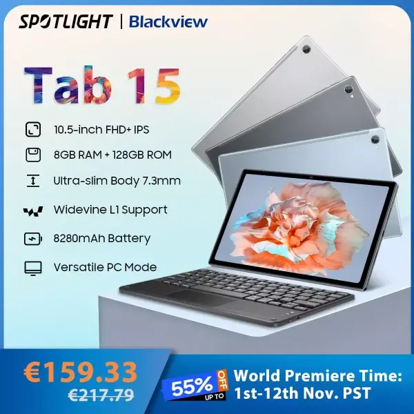 Tablet BlackView Tab 15 8GB 128GB Tablet BlackView Tab 15 8GB 128GB