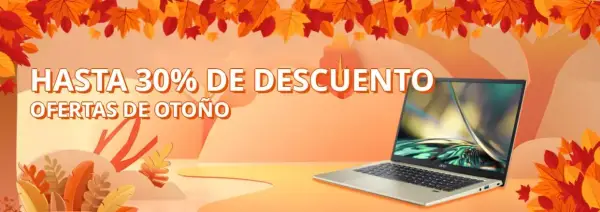 Hasta 400€ de dto. en productos seleccionados de Acer Hasta 400€ de dto. en productos seleccionados de Acer