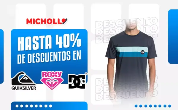 40% de Dto. en DC Shoes, ROXY y QuikSilver 40% de Dto. en DC Shoes, ROXY y QuikSilver