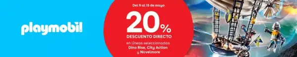 20% Dto. Directo en Juguetes Playmobil 20% Dto. Directo en Juguetes Playmobil