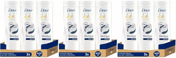 Pack 9 Crema hidratante corporal Dove 400ml Pack 9 Crema hidratante corporal Dove 400ml