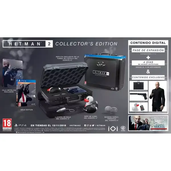 Hitman 2 Edición Coleccionista PS4 Hitman 2 Edición Coleccionista PS4