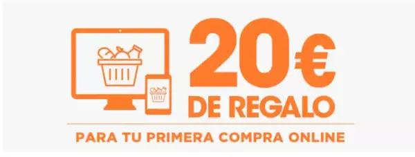 20€ de DTO en una compra de +100€ en Supermercado Online 20€ de DTO en una compra de +100€ en Supermercado Online