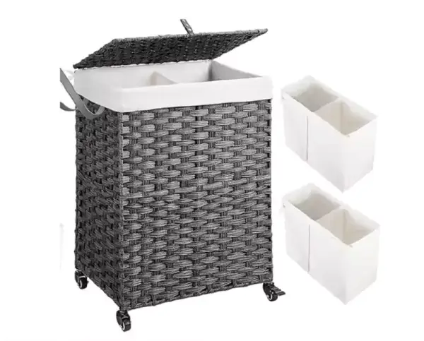 Cesta de ropa con tapa 90 L Cesta de ropa con tapa 90 L