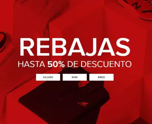 Hasta 50% de dto. + 20% EXTRA en las rebajas de New Balance Hasta 50% de dto. + 20% EXTRA en las rebajas de New Balance