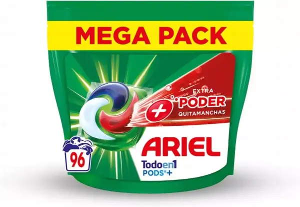 96 Lavados Ariel Pods Todo en 1 Detergente 96 Lavados Ariel Pods Todo en 1 Detergente