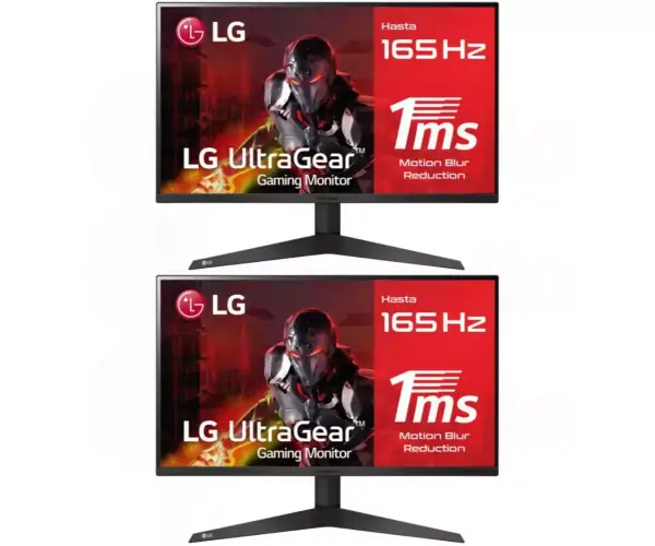 2x Monitor LG Gaming UltraGear 1080p 24" 165Hz 2x Monitor LG Gaming UltraGear 1080p 24" 165Hz