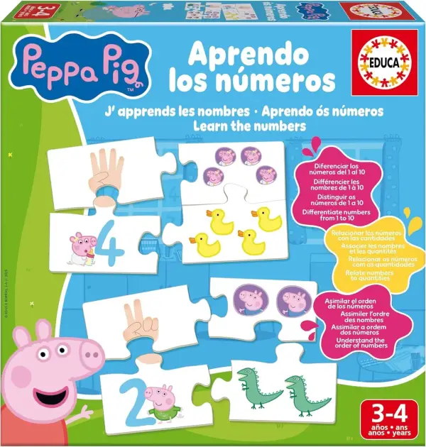 Aprendo Los Números con Peppa Pig Aprendo Los Números con Peppa Pig