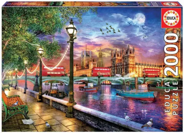 Puzzle 2000 Piezas Londres al Atardecer Educa Puzzle 2000 Piezas Londres al Atardecer Educa