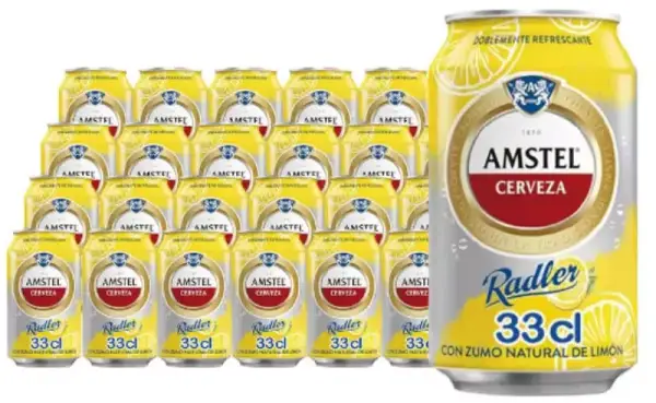 Pack de 24 x 33cl Cerveza Amstel Radler Pack de 24 x 33cl Cerveza Amstel Radler