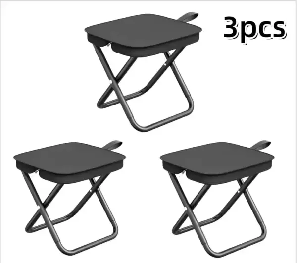 Pack de 3 sillas plegables portátiles Pack de 3 sillas plegables portátiles