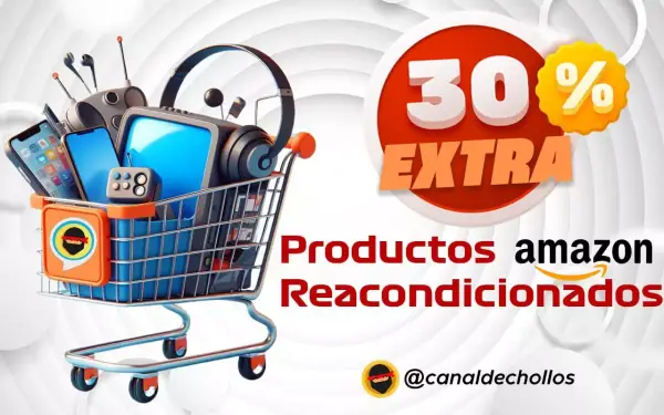 🔹 30% EXTRA en productos reacondicionados Amazon ❗️ 🔹 30% EXTRA en productos reacondicionados Amazon ❗️