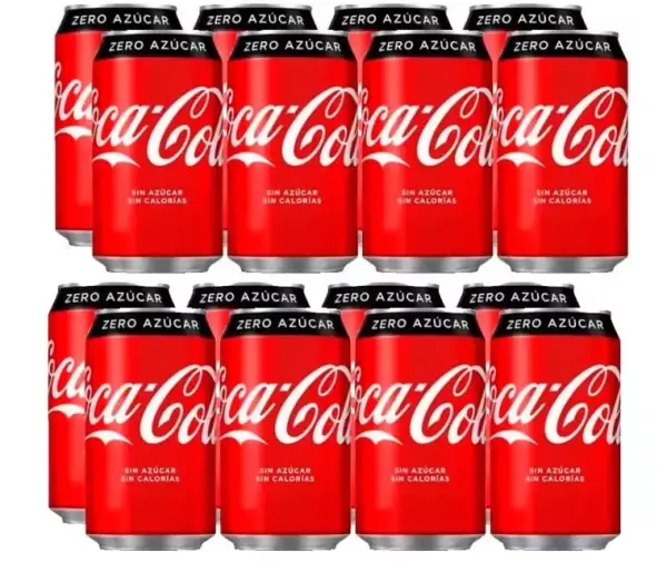 2x Pack de 8 Latas Coca Cola Zero 2x Pack de 8 Latas Coca Cola Zero