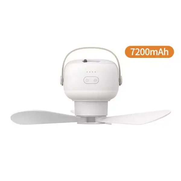 Ventilador de techo portátil LED 7200mAh Ventilador de techo portátil LED 7200mAh