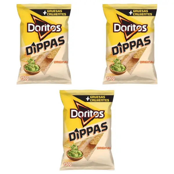 3 bolsas de Doritos Dippas 150g 3 bolsas de Doritos Dippas 150g