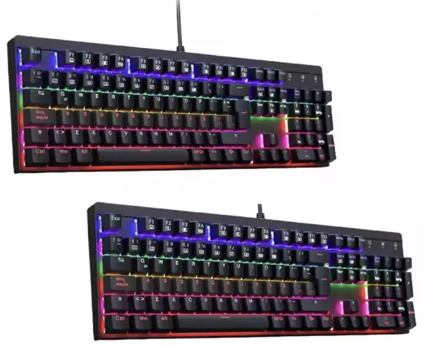 2x Teclado mecánico Aukey KM-G6 2x Teclado mecánico Aukey KM-G6