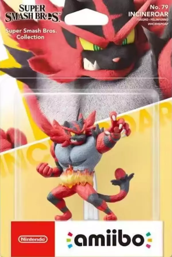 Nintendo Amiibo Super Smash Bros - Incineroar Nintendo Amiibo Super Smash Bros - Incineroar