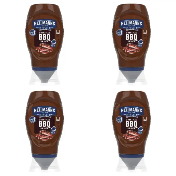 4x 285ml Salsa Barbacoa Hellmann'S 4x 285ml Salsa Barbacoa Hellmann'S
