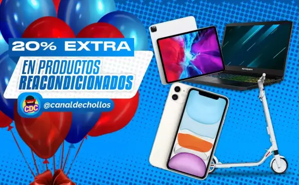 20% EXTRA en productos seleccionados reacondicionados Amazon 20% EXTRA en productos seleccionados reacondicionados Amazon