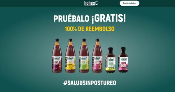 Prueba GRATIS de Zumos Hohes C