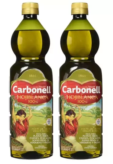 2x Aceite de Oliva virgen extra hojiblanca Carbonell 1 L 2x Aceite de Oliva virgen extra hojiblanca Carbonell 1 L