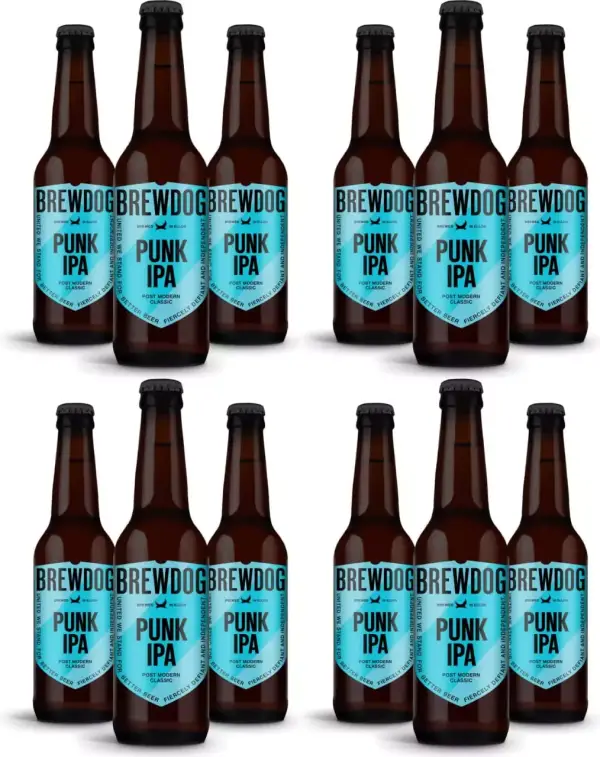 12x 33cl Cerveza Brewdog Punk IPA Indian Pale Ale Escocesa 12x 33cl Cerveza Brewdog Punk IPA Indian Pale Ale Escocesa