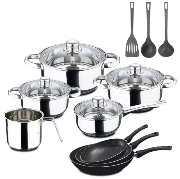 Batería de cocina 15 piezas San Ignacio Cassel Poniente Batería de cocina 15 piezas San Ignacio Cassel Poniente