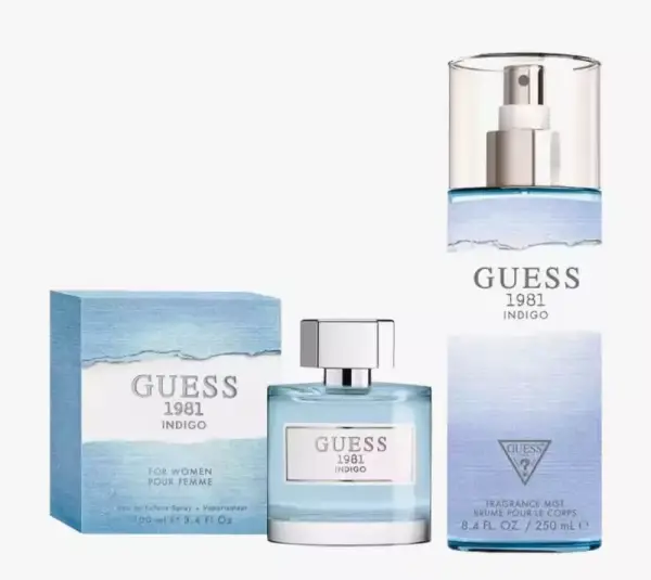 Set Guess Perfume Indigo 1981 50ml + Body Splash 250ml Set Guess Perfume Indigo 1981 50ml + Body Splash 250ml
