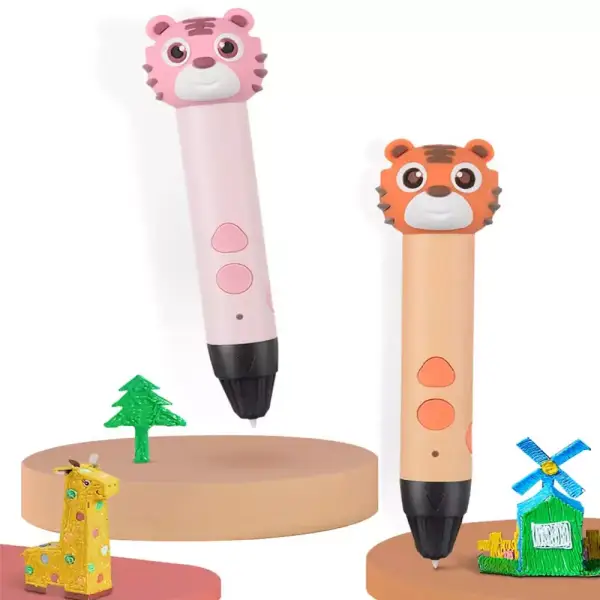 Pack de Bolígrafo 3D de dibujos animados para niños Pack de Bolígrafo 3D de dibujos animados para niños