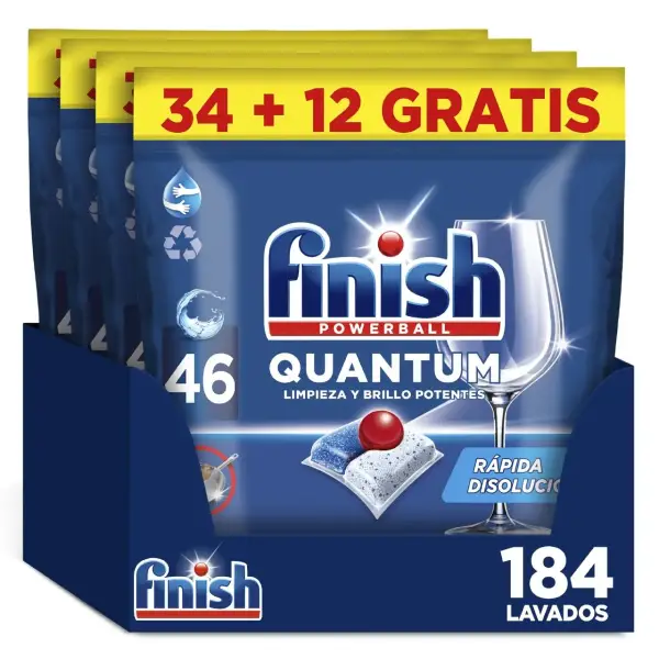 184 pastillas Finish Powerball Quantum 184 pastillas Finish Powerball Quantum