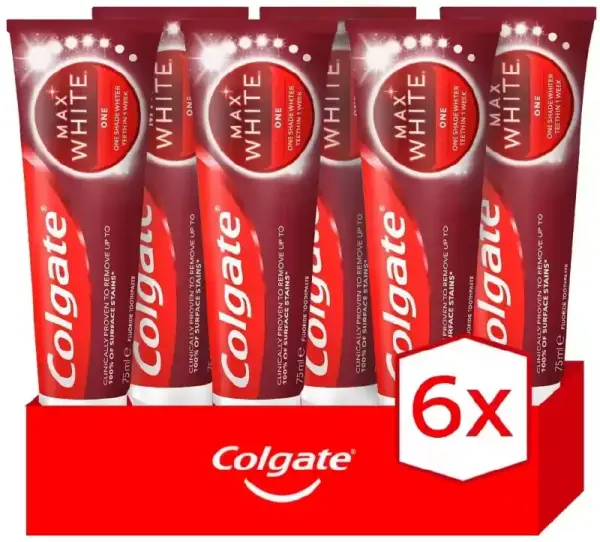 6x 75ml Colgate Max White One 6x 75ml Colgate Max White One