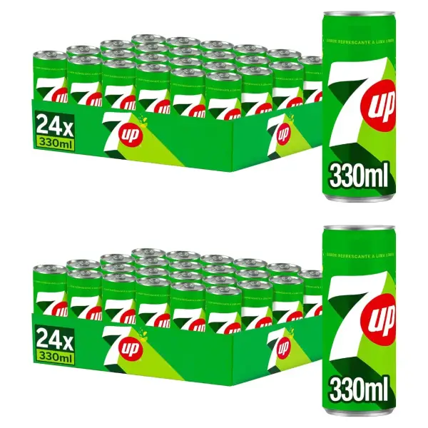 48 Latas 7UP original refresco de lima y limón 330ml 48 Latas 7UP original refresco de lima y limón 330ml