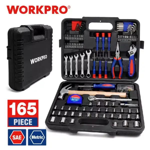 Juego de 165 herramientas WORKPRO + maletín Juego de 165 herramientas WORKPRO + maletín