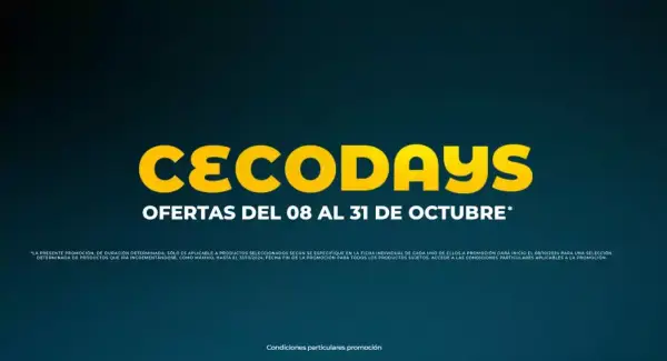 Cecodays un mes de OFERTONES en casi todo Cecotec Cecodays un mes de OFERTONES en casi todo Cecotec