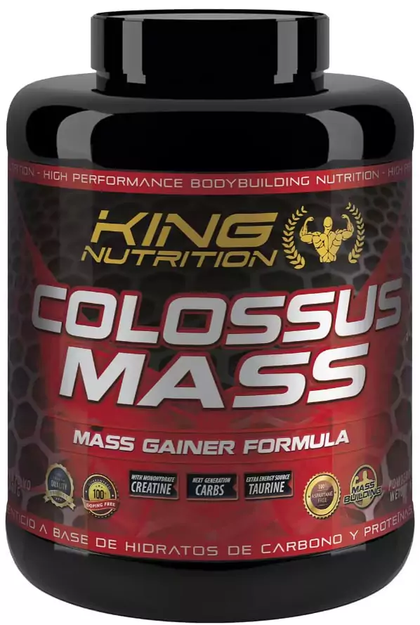 3Kg Proteína Creatina e hidratos Colossus Mass de King Nutrition 3Kg Proteína Creatina e hidratos Colossus Mass de King Nutrition