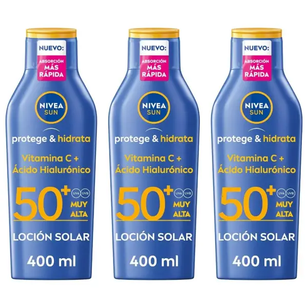 3x400ml Nivea Sun FP50 3x400ml Nivea Sun FP50
