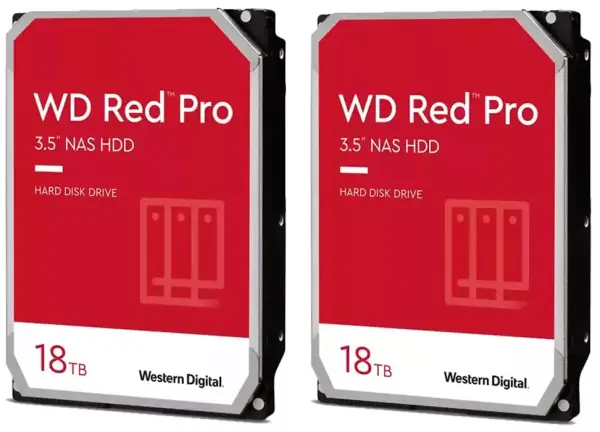 2x HDD WD RED Pro 18TB 2x HDD WD RED Pro 18TB