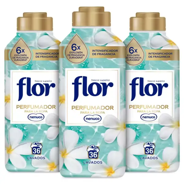 Pack de 3 Botellas Flor Perfumador para la Ropa Pack de 3 Botellas Flor Perfumador para la Ropa