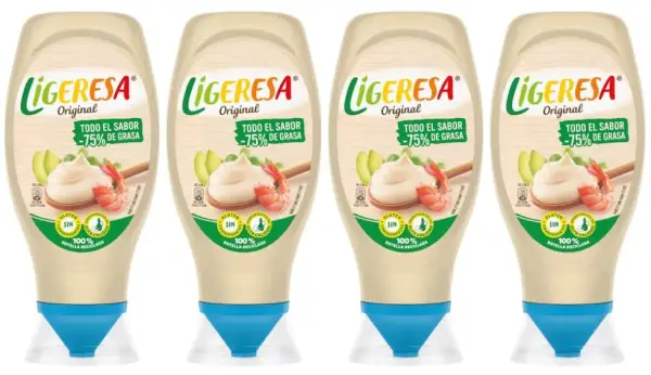 4x 430 ml Ligeresa Salsa Bocabajo Original 4x 430 ml Ligeresa Salsa Bocabajo Original
